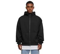 Urban Classics High Neck Zip Hoody Felpa con Cappuccio, Black, L Uomo