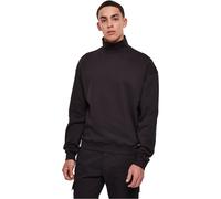 Urban Classics High Rib Neck Crew Uomo Felpa Nero XXL 80% Cotone, 20% Poliestere Regular
