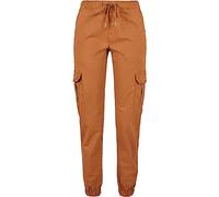 Urban Classics High Waist Cargo Jogging Pants Pantaloni, Toffee, XXL Donna