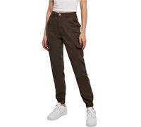 Urban Classics High Waist Cargo Pants, Pantaloni Donna, Brown, 29