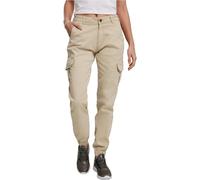 Urban Classics High Waist Cargo Pants, Pantaloni Donna, Concrete, 28