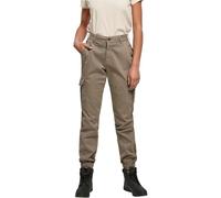 Urban Classics High Waist Cargo Pants, Pantaloni Donna, Soft Taupe, 29