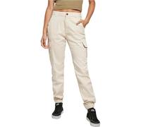 Pantaloni cargo da donna Urban Classics high waist Blanc 28