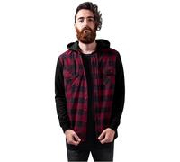 Camicia Urban Classic hooded ed flanell sweat leeve Noir XL