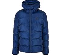 Urban Classics Giacca invernale da uomo con cappuccio rimovibile, zip e polsini elastici Blu M