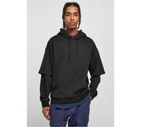 Urban Classics Hoody Oversized A Maniche Doppie Con Cappuccio E Coulisse