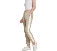 Urban Classics Hose Ladies Piped Track Pants Pantaloni Eleganti, Concrete/Electric Lime, XS Donna