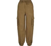 Urban Classics Hose Ladies Viscose Twill Cargo Pants Pantaloni Eleganti, Summerolive, S Donna