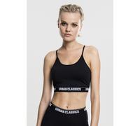 Urban Classics Intimo da donna Reggiseno sportivo da donna nero S Nero
