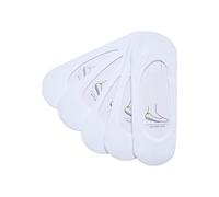 Urban Classics Invisible Socks Füßlinge 5er Pack Calzini, Bianco (White 220), 47/50 cm (Pacco da 5) Unisex-Adulto