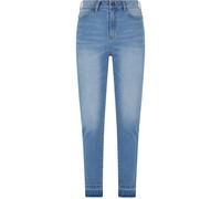 Urban Classics Skinny Open Hem High Waist Jeans Blu 27 Donna