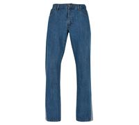 Urban Classics Denim organico a triangolo Mid Indigo Washed 34 Blu