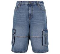 Urban Classics Relaxed Cargo Denim Shorts Blu 32 Uomo