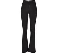 Urban Classics Jeans da donna Pantaloni in denim super stretch bootcut da donna 30 Nero