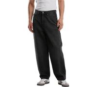 Urban Classics Tb6746-tapered Heavy Ounce Baggy Jeans, Nero Délavé, 39 Uomo