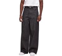 Urban Classics Jeans Larghi Anni '90 Pantaloni, Nero Slavato, 36 Uomo