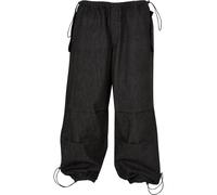 Urban Classics Parachute Jeans Pants Pantaloni, Realblack Washed, M Uomo