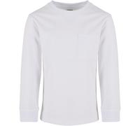 Urban Classics Kids Ragazzi T-Shirt Oversize a Maniche Lunghe con Tasca