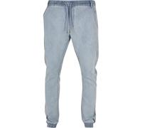 Urban Classics Knitted Denim Jogpants, Pantaloni Uomo, Lighter Washed,
