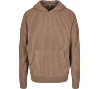 Urban Classics Felpa con Cappuccio in Maglia, Darkkaki, L Uomo