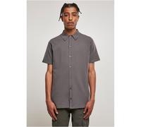 Urban Classics Knitted Maglia Camicia Casual a Manica Corta con Bottoni Colletto