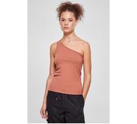 Urban Classics Ladies Asymmetric Top Terracotta Taglia: XXL | Canottiere Outlet | Donna