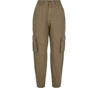 Urban Classics Pantaloni Cargo Twill Ballon Fit Donna Khaki L