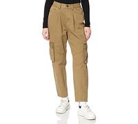 Urban Classics Ladies Ballon Fit Cargo Twill Pants Pantaloni Eleganti da Uomo, Khaki, XS Donna