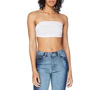 Urban Classics - Ladies Bandeau, T-shirt sportiva Donna, Bianco (White), Medium (Taglia Produttore: Medium)