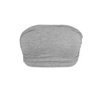 Urban Classics Ladies Bandeau Top Donna Fascia Grigio XL 86% Cotone, 9% Viscosa, 5% elasthane Regular