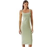 Urban Classics Ladies Basic Long Cotton Jersey Dress Donna Abito Media Lunghezza Nero