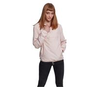 Urban Classics Ladies Basic Pull Over Jacket Giacca a Vento da Donna, Giacca da Pioggia con Cappuccio, Impermeabile a Maniche Lunghe, Leggero e Idrorepellente, Rosa (Light Pink), L
