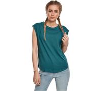 Urban Classics Ladies Basic Shaped Tee Maglietta, Verde (Teal), XXL Donna