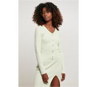 Urban Classics Ladies Breve Costola Cardigan di Maglia Sottile Fitstrickjacke
