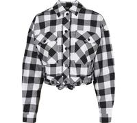 Urban Classics Ladies Breve Oversize Camicia a Quadri Fantasia Scacchi Camicetta