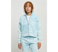 Urban Classics Ladies Breve Oversize Telo Lavato Felpa con Cappuccio e Zip Donna