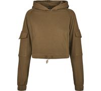 Urban Classics Ladies Breve Worker Felpa Pullover Sweatshirt con Cappuccio Nuovo