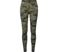 Urban Classics Damen Ladies Camo Stripe Leggings, Nero/Grigio, M Donna