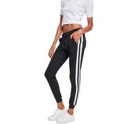 Urban Classics Ladies College Contrast Sweatpants, Pantaloni Donna, Multicolore (Black/White/Black 01293), W32 (Taglia Produttore: XXX-Large)