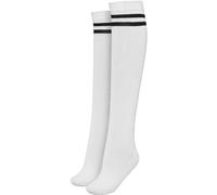 Urban Classics Unisex Ladies College Socken Strümpfe Kniestrümpfe, Mehrfarbig (wht/blk 224), 40/41 (Herstellergröße: 40-42)