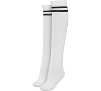 Urban Classics Ladies College Socks Donna Calze parigine bianco/nero Regular