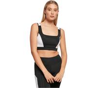 Urban Classics Ladies Colore Blocco Reggiseno Sportivo Sport Top Slim Fit Jersey