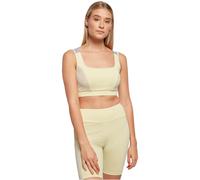 Urban Classics Ladies Colore Blocco Reggiseno Sportivo Sport Top Slim Fit Jersey