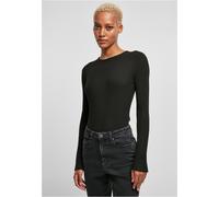 Urban Classics Ladies Costola Knit Longsleeve Corpo Ribstrick Base Manica Lunga