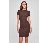 Urban Classics Ladies Costola Té Vestito Mini Slim Fit Sexy Figurnah Filigrana