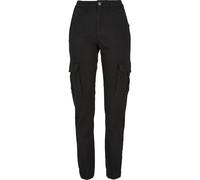 Pantaloni da donna in twill di cotone Urban Classics Utility Noir 28