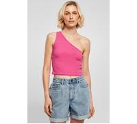 Urban Classics Ladies Cropped Asymmetric Top Brightviolet Taglia: XXL | Canottiere Outlet | Donna |