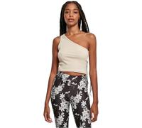 Urban Classics Ladies Cropped Asymmetric Top Canotta Sportiva, Agras Molli, M Donna