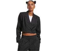 Urban Classics Ladies Cropped Blazer Donna Blazer Nero M 80% Poliestere, 20% Viscosa