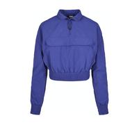 Urban Classics Ladies Cropped Crinkle Nylon Pull Over Jacket Bluepurple Taglia: XL | Outlet | Donna | Blu